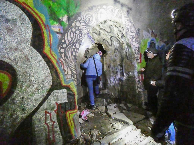 Erkundung des alten Bahntunnels in Schwelm