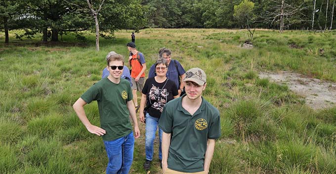 Besichtung der angrenzenden Heidelandschaft Besichtung der angrenzenden Heidelandschaft